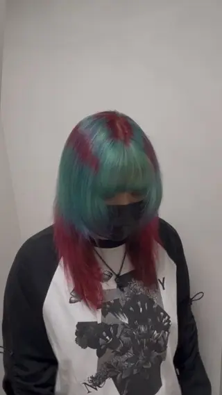 カラー Reve by Lond仙台所属・🌟🦄8000円 ハイトーンご案内奏登のヘアスタイル