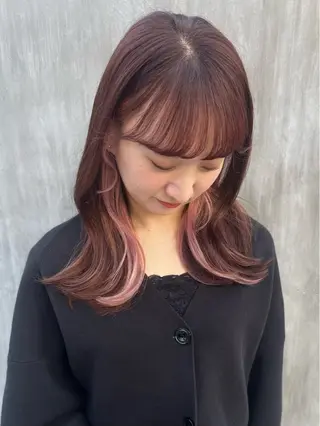 ミディアム カラー rise /メンズカットのヘアスタイル