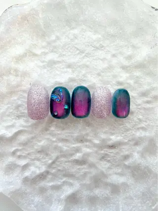 ネイル ちゅるんネイル🎀 Yuriのネイルデザイン