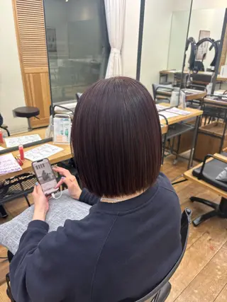 ミディアム よこやま なぎさのヘアスタイル