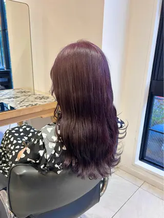 カラー miko🪽地毛風/ ハイトーン/レイヤーのヘアスタイル