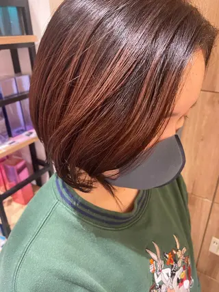ショート カラー パーマ ヘアアレンジ パーマ指名No1 /namiのヘアスタイル
