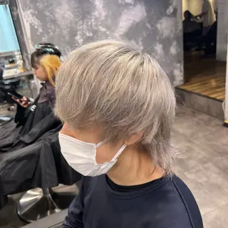 ショート カラー パーマ ヘアアレンジ メンズ キッズ 🔷横浜1のパーマ 職人🔷将太郎のヘアスタイル