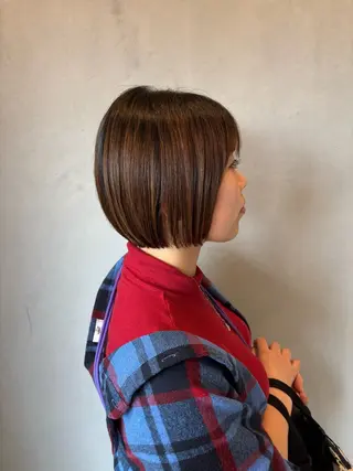 ショート シャドウパーマ/ツイ スト/近藤百華🎀のヘアスタイル