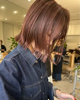 ショート カラー rion🪽 /wカラー・縮毛矯正のヘアスタイル