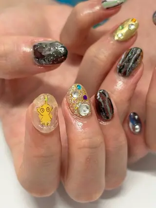 ネイル プライベートネイルサロンone nail所属・one nail 【カラフル/個性派】のネイルデザイン
