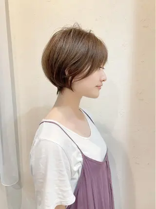 ショート 🌹ハッシュカット、 レイヤー韓国ヘア🌹のヘアスタイル