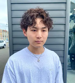 ショート パーマ 多河 遥のヘアスタイル