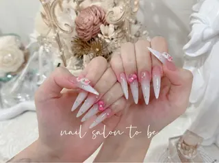 ロング Nail Salon To Be珈月のネイルデザイン