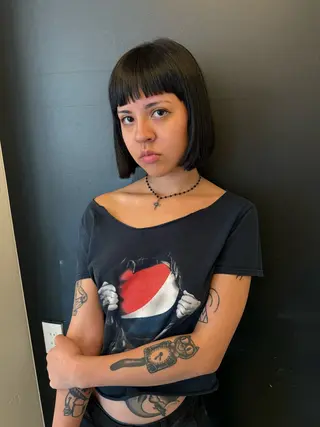 ミディアム @kyoniyy KYONIのヘアスタイル