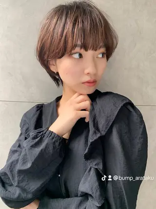 ショート ショートボブ/ 無料カット/荒砂のヘアスタイル