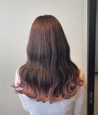 ミディアム カラー 透明感🌱ハイトーン ✨艶髪🫧川﨑　翼のヘアスタイル