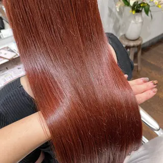 ロング カラー 中村 友香のヘアスタイル