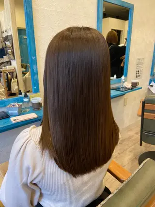 ロング hair relaxation DROP鶴見店所属・川島 優希のヘアスタイル