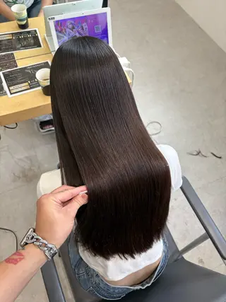 ロング カラー SOYON西大寺店所属・ダブルカラー/ 髪質改善💎安藤のヘアスタイル