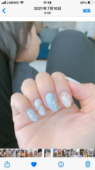 ネイル 市川 麻衣子のネイルデザイン