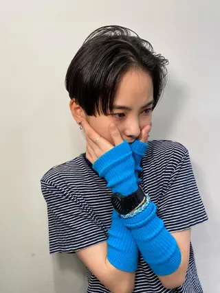 ショート 似合わせカット /パーマ岡本淳平のヘアスタイル