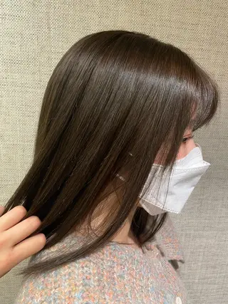 ミディアム カラー ユヅキ 【8月限定クーポン】のヘアスタイル