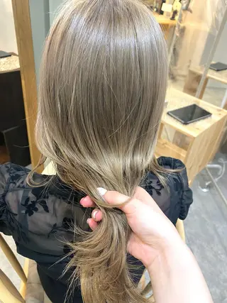 ミディアム カラー ヘアアレンジ ボブ /ニュアンス/ satomi🧸💖のヘアスタイル