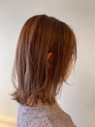 ミディアム カラー よこつか あみのヘアスタイル