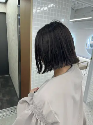 ショート 完全個室サロンANGELICA LABOspa&treatment所属・ミヤケヒロト/ボブ/ 縮毛矯正/髪質改善のヘアスタイル