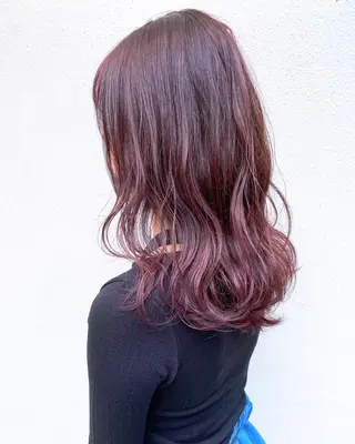 ミディアム カラー 髪質改善/艶髪 やまなかのヘアスタイル