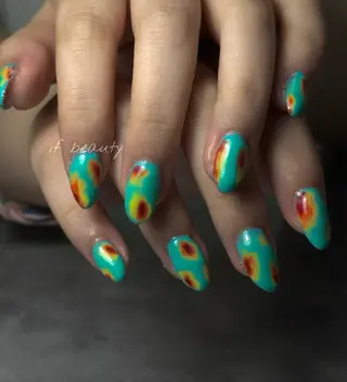 ネイル if Hair＆Nail Salon所属・IKA /海外ネイル /個性派/ワンホンのネイルデザイン