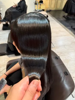 セミロング 髪質改善/縮毛矯正 砂原一博のヘアスタイル