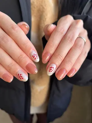 ネイル Ray. ちゅるん系ニュアンスのネイルデザイン