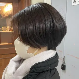 ショート カラー ヘアアレンジ maoブリーチ無し 似合わせカラーのヘアスタイル