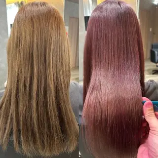 カラー ロング さく/髪質改善× 縮毛矯正/町田のヘアスタイル