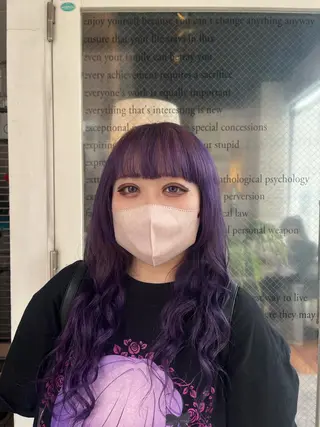 カラー えんぐちとも／透明感 カラー／博多ボブのヘアスタイル