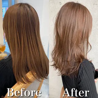 セミロング カラー ボブ& 髪質改善FUMIYAのヘアスタイル