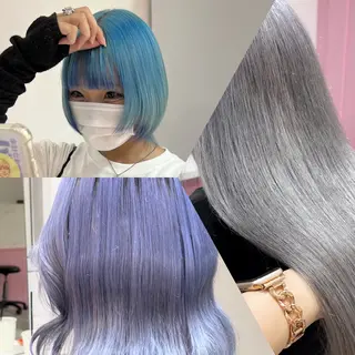 ロング ナナ♡レイヤーカット ♡似合わせカラーのヘアスタイル