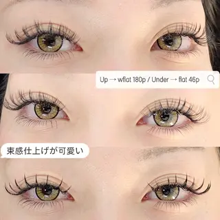 マツエク・マツパ linda ABEのマツエク・マツパデザイン