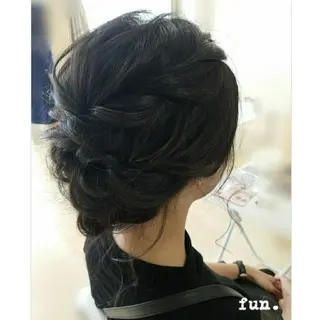 ミディアム ヘアアレンジ fun./ヘアセット /エクステ/着付のその他イメージ