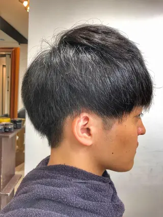 ショート パーマ メンズ 美髪矯正 Rioのヘアスタイル