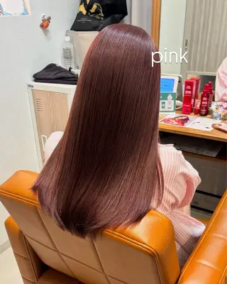 ロング カラー 【完全個室】髪質改善 暖色カラー/山崎唯奈のヘアスタイル