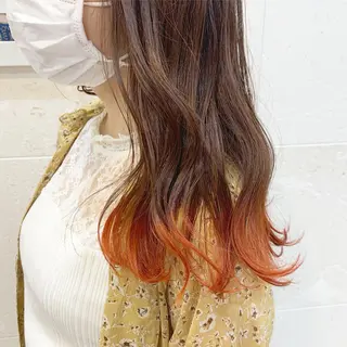 ロング 💘カラー人気Ｎｏ. １💘SAYAのヘアスタイル