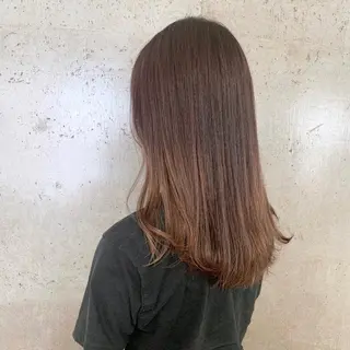 ミディアム カラー 二宮 早智子のヘアスタイル