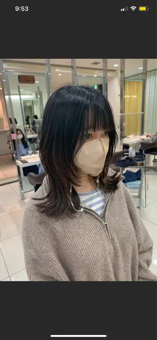 ミディアム カラー パーマ ヘアアレンジ メンズ 原宿パーマ kazuのヘアスタイル