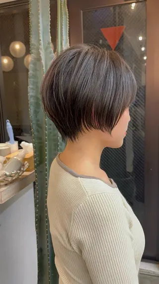 ショート 髪質改善✨縮毛矯正 ショートボブ/ともきのヘアスタイル