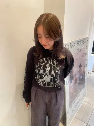 セミロング カラー riria/ボブ /ブラウンカラー🎀のヘアスタイル