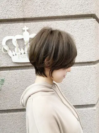 ショート カラー 美髪❣️縮毛矯正/ 髪質改善✨/山本のヘアスタイル