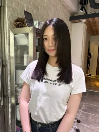 セミロング AYANE 韓国ヘア /レイヤーカットのヘアスタイル