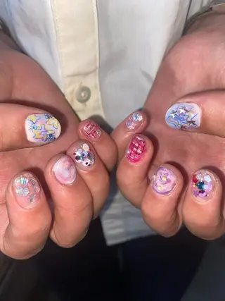 ネイル .unff所属・hana (..)個 性派/メンズネイル◎のネイルデザイン