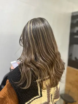 ロング カラー N/デザインカラー 🌿ナギのヘアスタイル