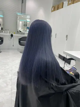 セミロング カラー ヘアアレンジ 🫧原宿艶ワンカラー /ダブルカラー🫧のヘアスタイル