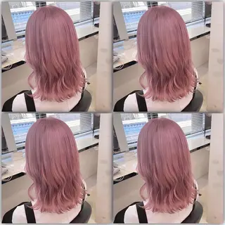 ロング カラー ダブルカラー 韓国ヘアKYONのヘアスタイル