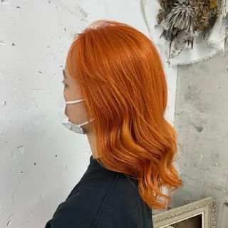 カラー Noele hair atelier(ノエルヘアアトリエ)所属・北上ゆい/個性派/ ナチュラルアレンジのヘアスタイル